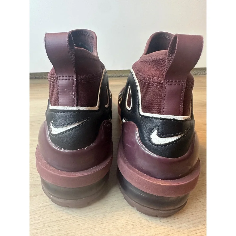 Nike Air More Uptempo 720 Burgundy Black High Top Sneakers women 8.5